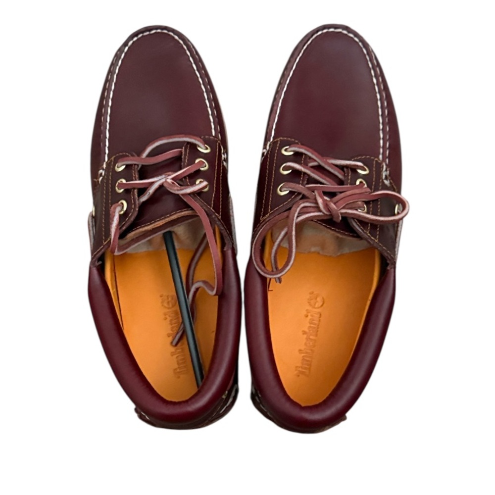NIB Timberland 3 Eye Boat Shoes Sz 10 - Picture 2 of 6